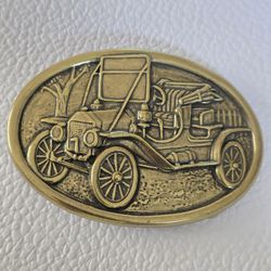 Model T Ford Brass Belt Buckle Avon Vintage Collection