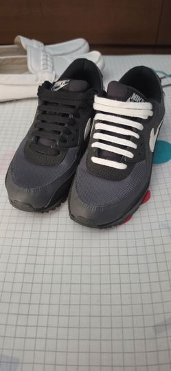 Nike Air Max 90 Iron Grey-White-Dark Smoke-Grey Mens Size 8.5