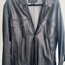 Classic Vintage Kenneth Cole New York Buttery Soft Leather Jacket 