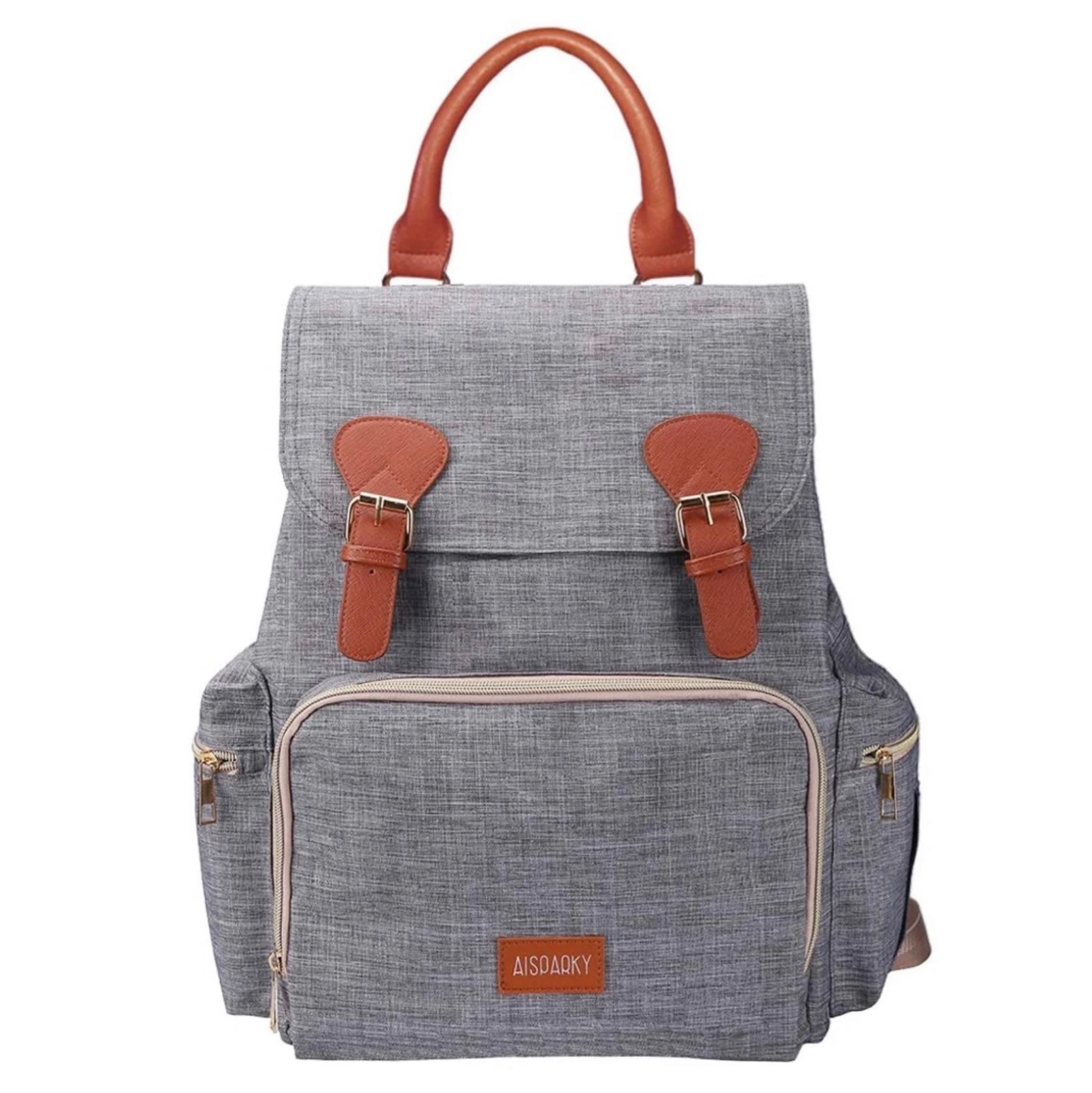 Brand New Diaper Bag Backpack - Gray