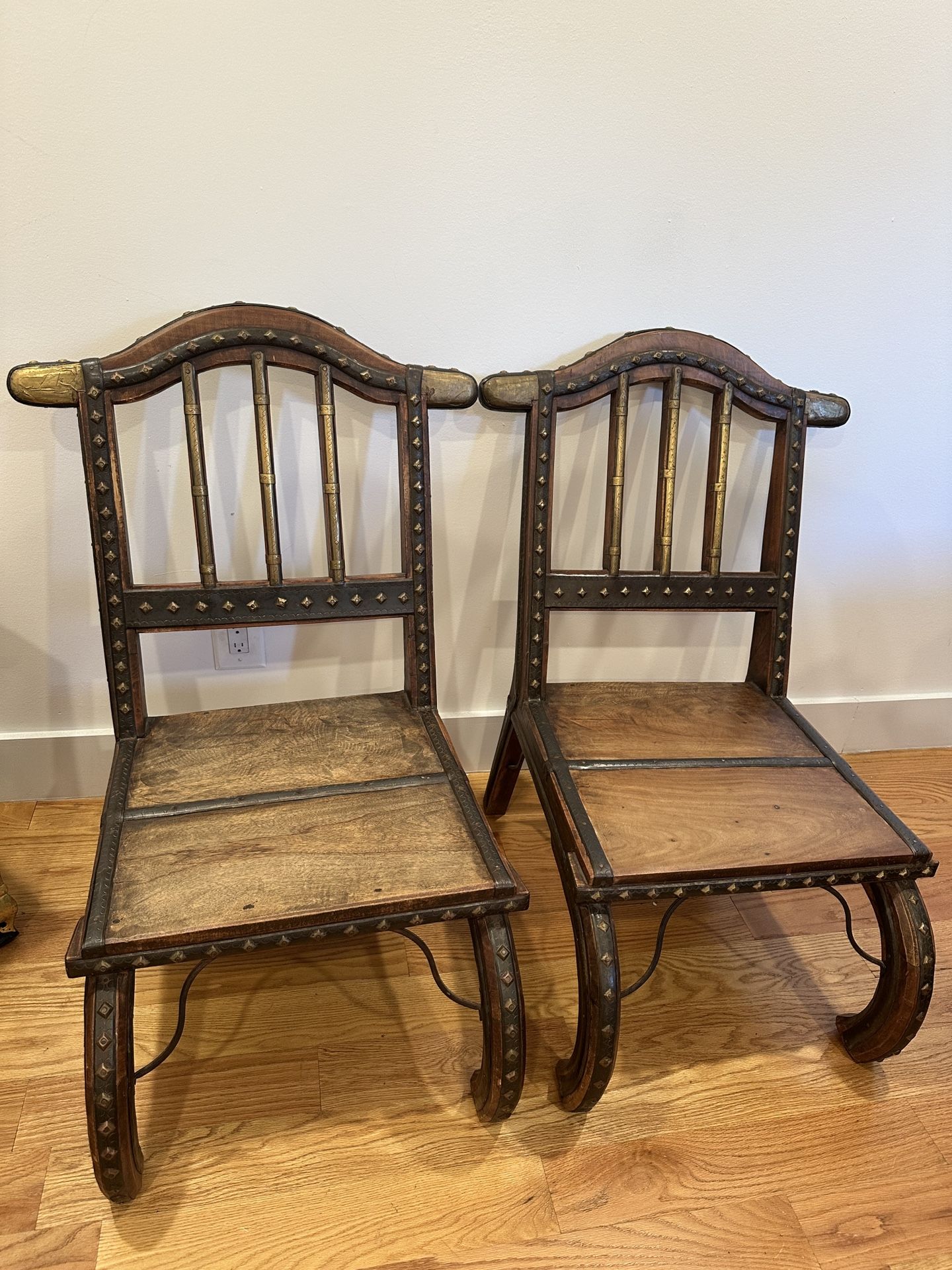 Vintage Wood & Metal Chairs