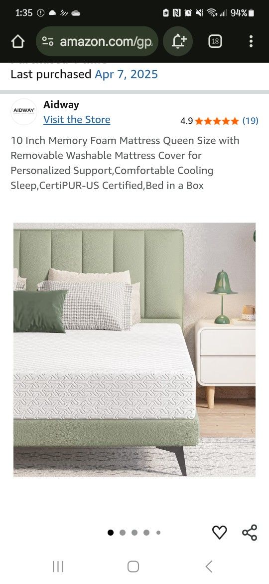 Like New Queen Mattress