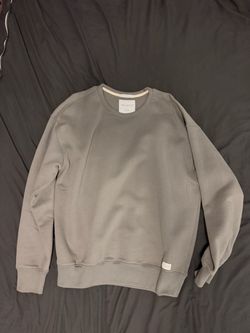 Hollister Grey Oversized Crewneck Sweatshirt