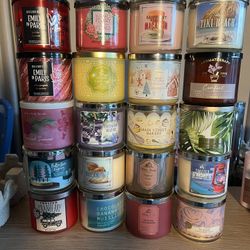 Bath And Body Works Candles $10.00 Each Firm On Price 