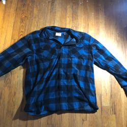 Blue Wrangler Flannel Shirt 