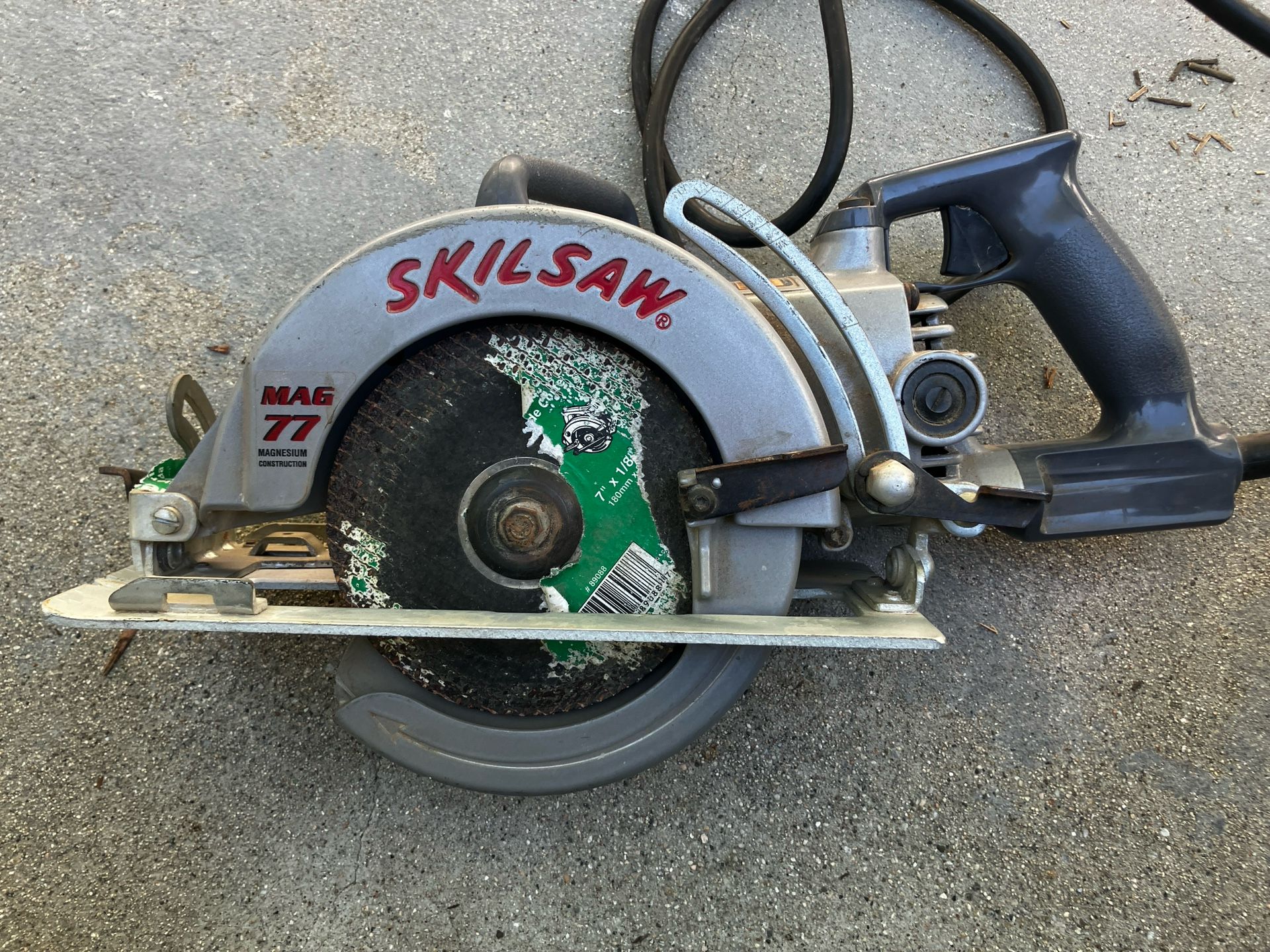Skilsaw MAG 77 Worm Drive Circular Saw – Heavy Duty, Used