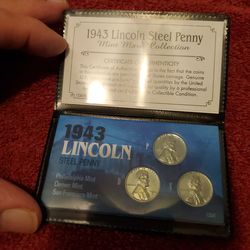 1943 Lincoln Steel Penny Set