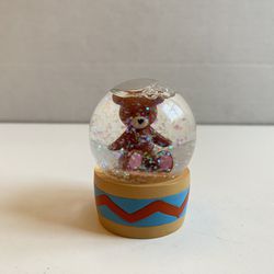 Disney Teddy Bear Collectable Collector’s Mini Snow Globe