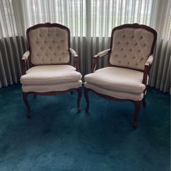 Louis XV Style Chairs (sold As A Pair)
