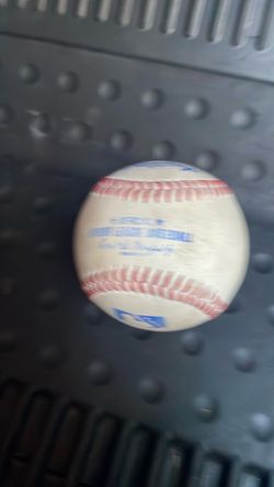 Mibl and mlb used baseballs