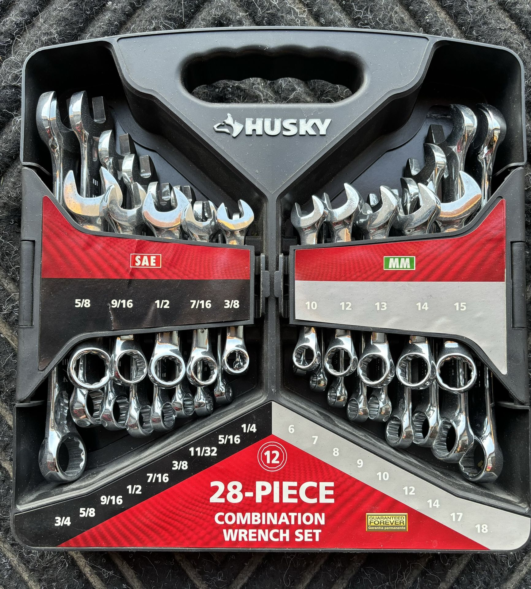 Husky 28 Piece Combination Wrench Set