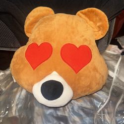 Bear emoji pillow discount