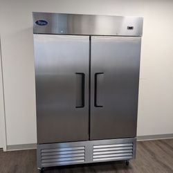 Double Door Stainless Steel Refrigerator 