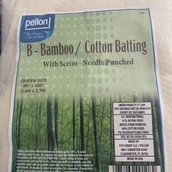 Bamboo/cotton Batting Queen Size