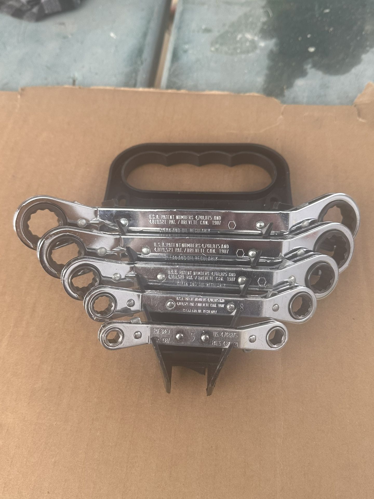 Wratcheting Wrench Double Box End