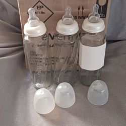 Baby Glass Bottles  6 Brand  New