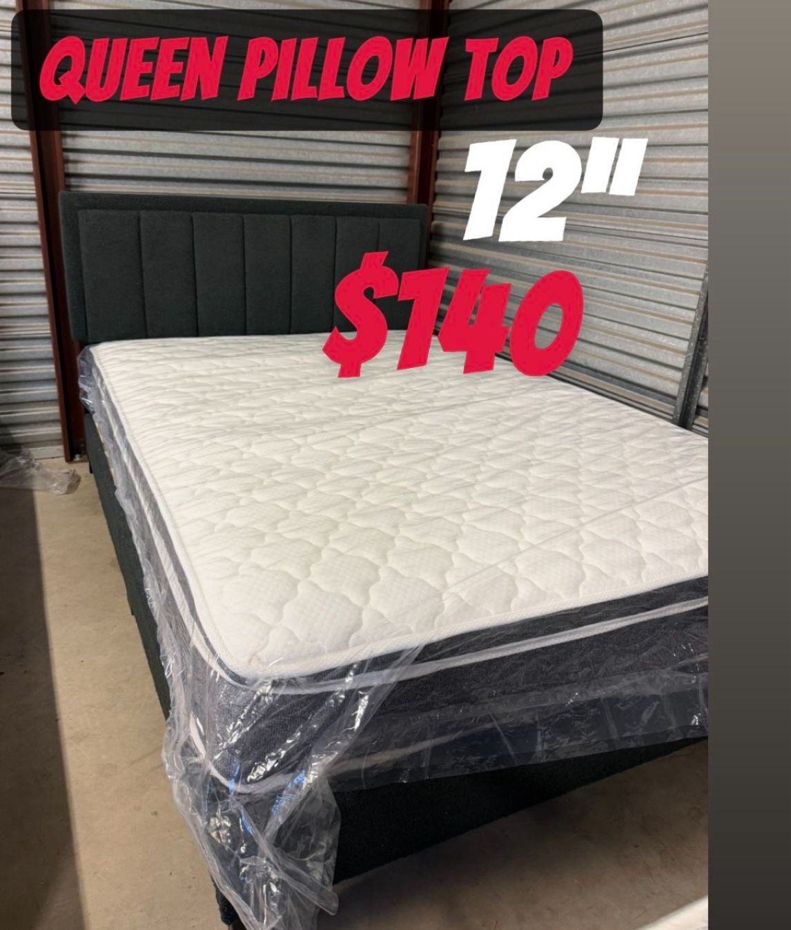 Queen Size Pillow Top Mattress Only