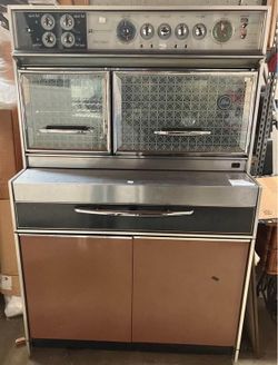 Vintage Frigidaire Custom Imperial Double Oven Range Mid-Century Stove