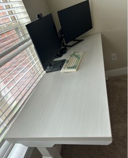 Wood Standing Desk - very sturdy