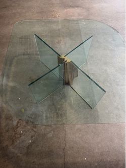 Glass table