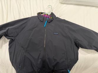 XL Vintage Columbia Reversible Fleece Jacket – Retro 90s