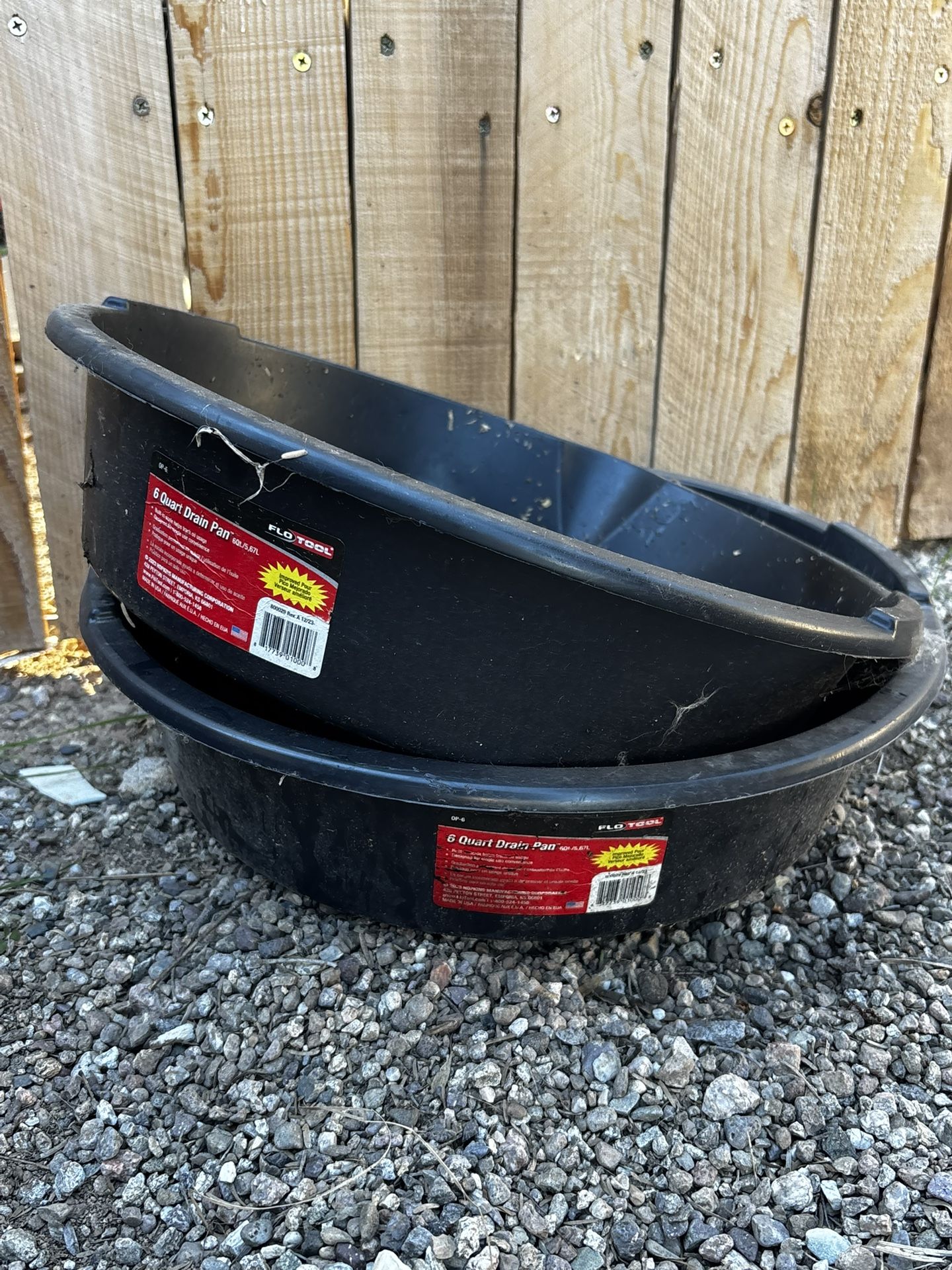 2 Flo Tool 6.6 Quart Heavy Duty Drain Pans