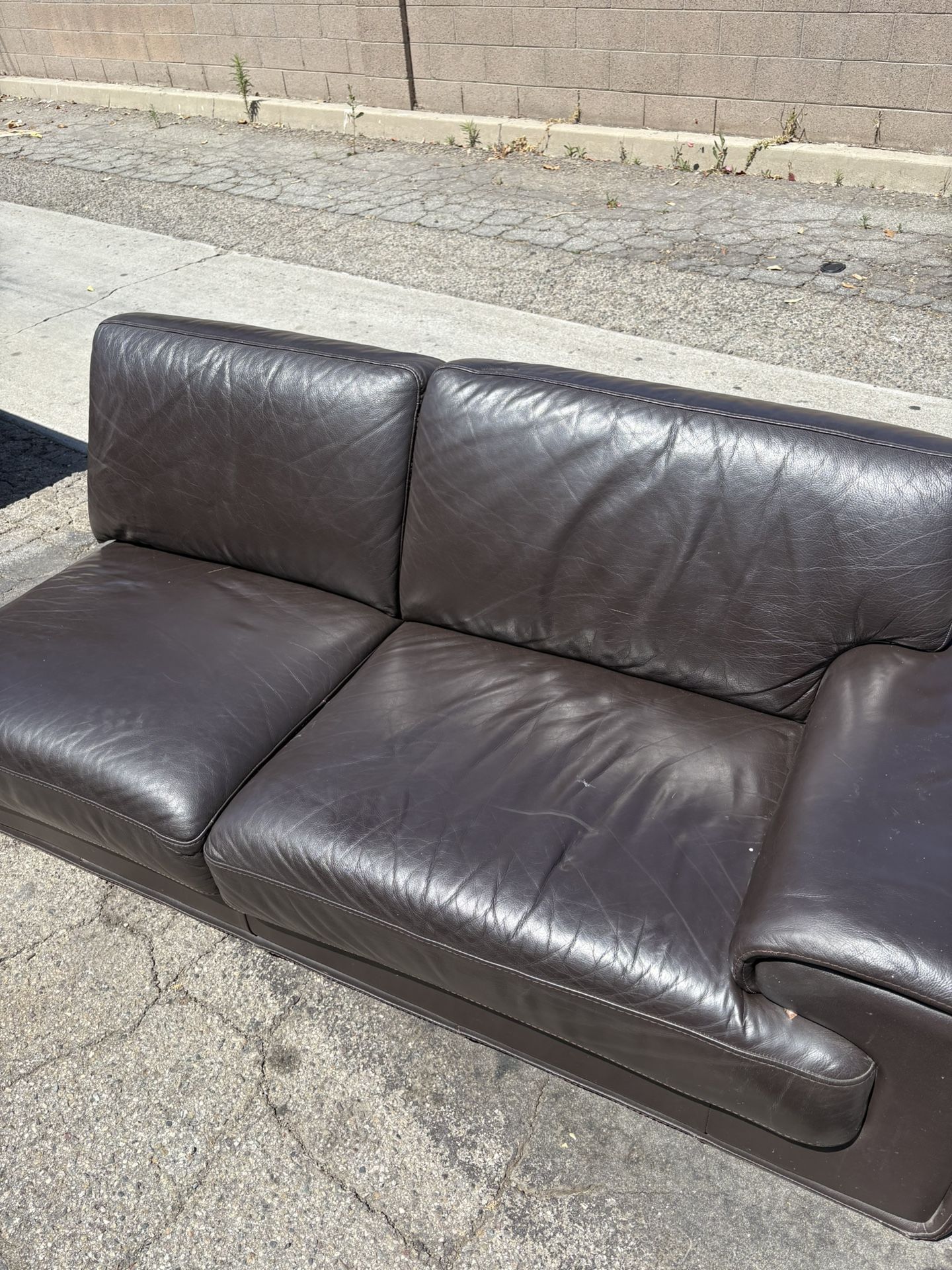 Leather Sofa 