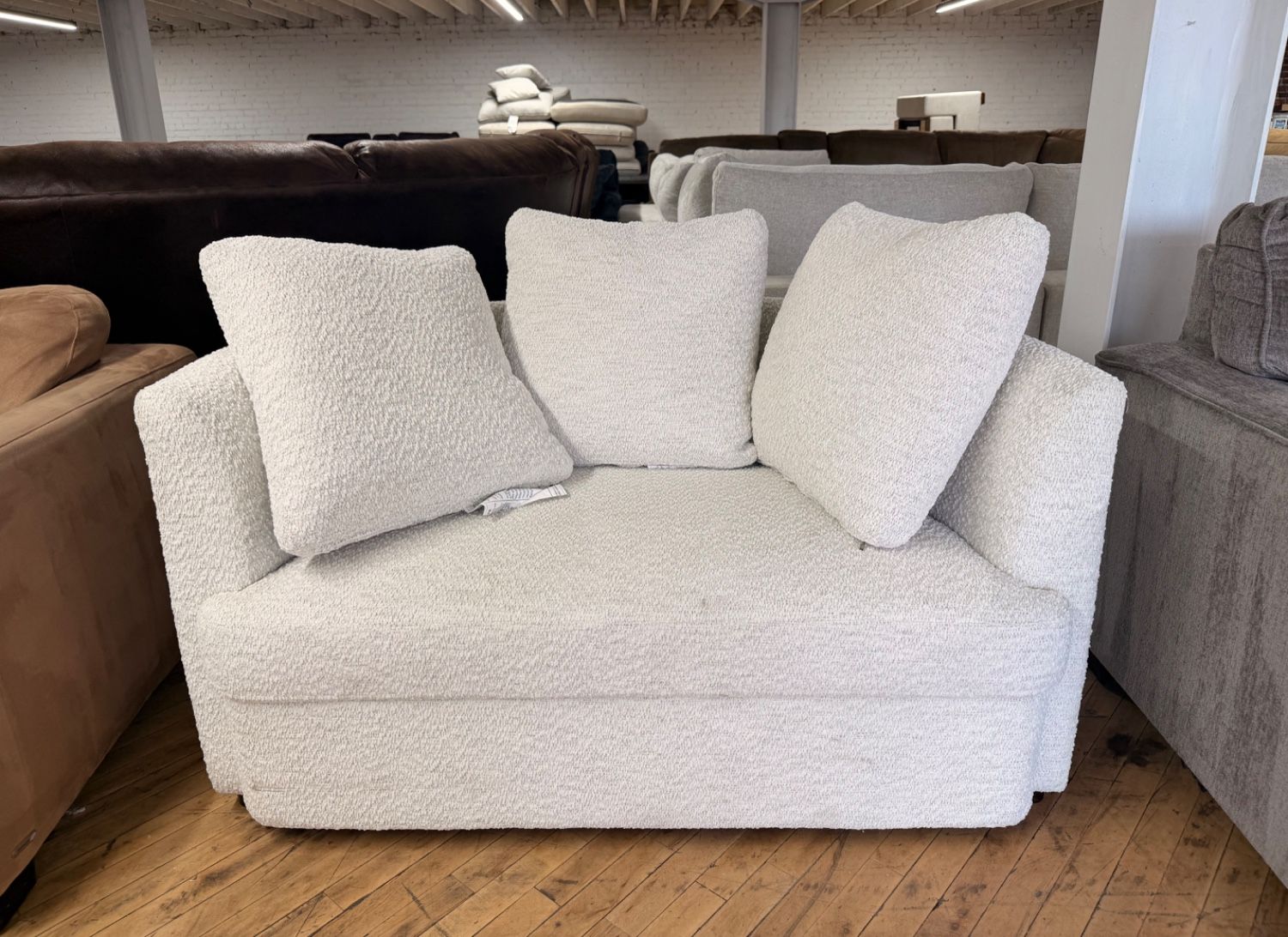 Delivery Available White Lounge Chair