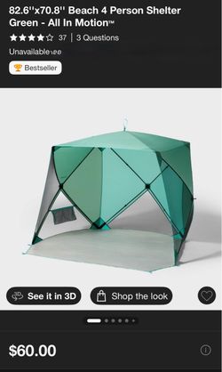 Pop Up Sun Shelter