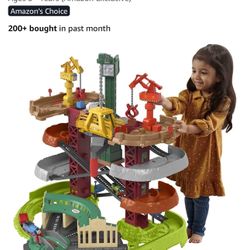 Thomas & Friends Multi-Level Toy Track Set, Trains & Cranes Super Tower