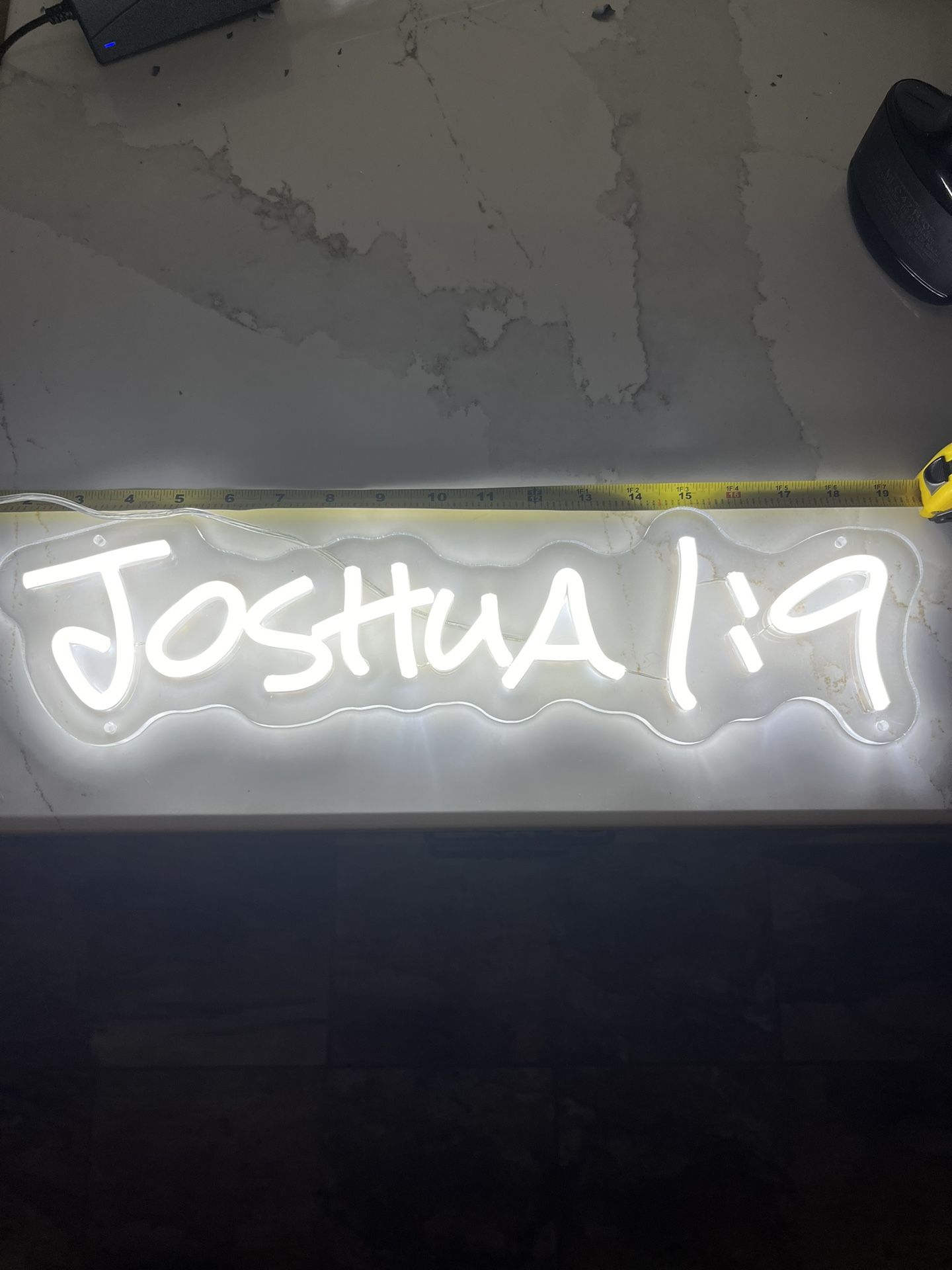 Led Sign Joshua 1:9