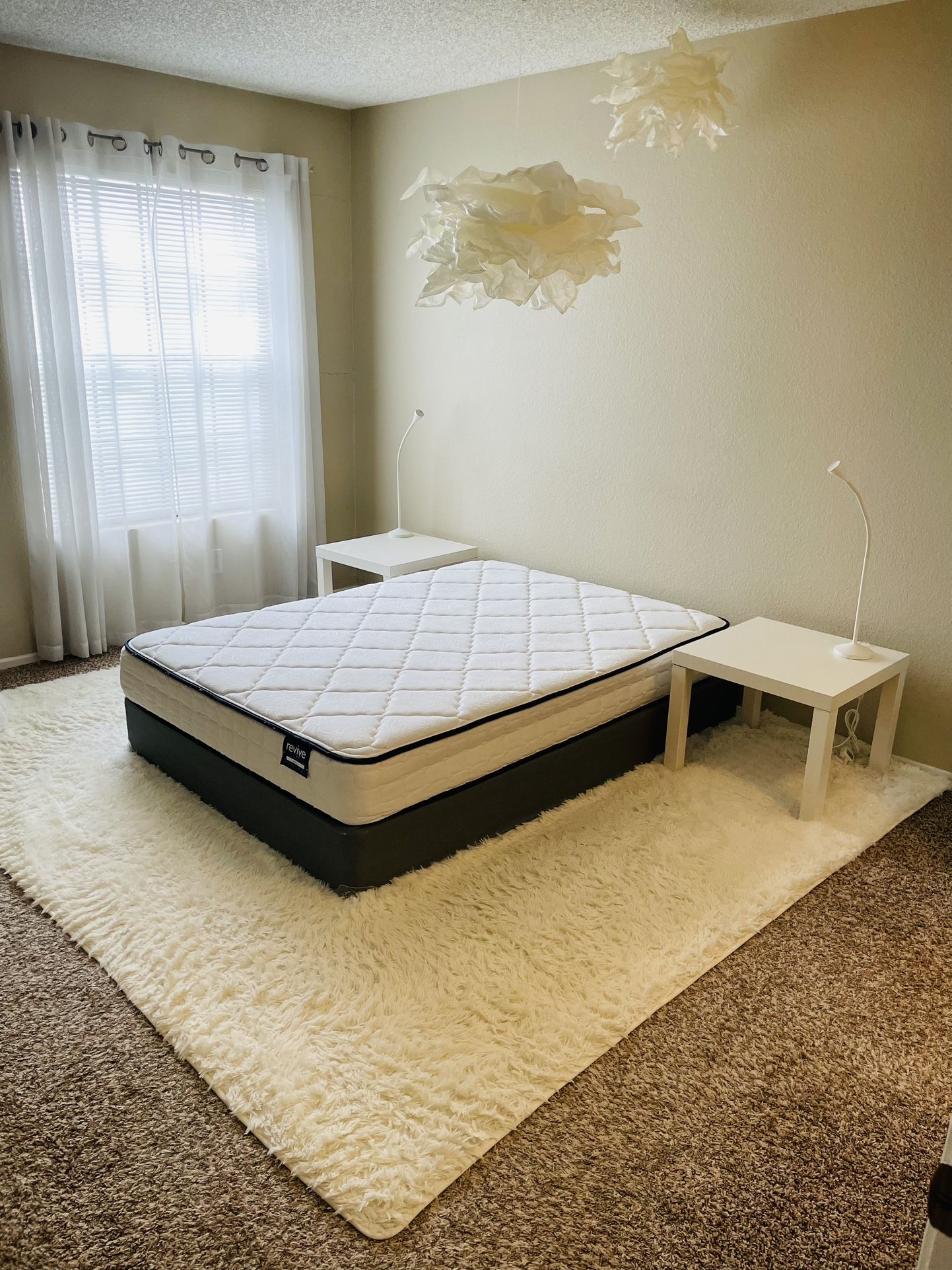 Full Size Bed and Box Spring – $200.00