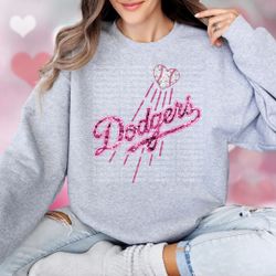 Dodgers Valentines Day T-shirts, Custom Apparel, Sweaters, Crewnecks 