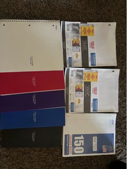 New notebooks and line paper