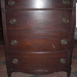 Beautiful Solid Cherry Wood Vintage Bedroom Set 