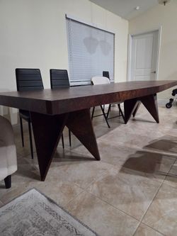 10 ft  Wooden Table