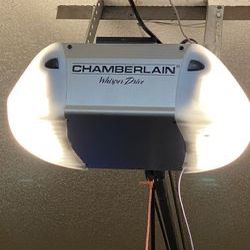 Chamberlain garage door opener.