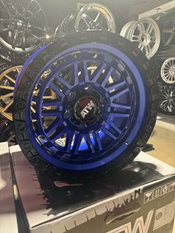 ATW 17X9 6X139.7 OFFSET 0 HYPER BLUE . PAQUETES DE RINES Y GOMAS - CONSULTA PRECIOS 