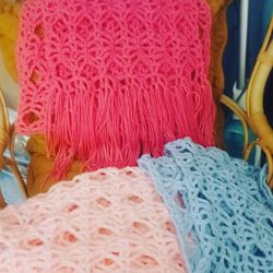 Crocheted Shawls