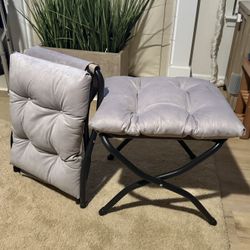 HollyHOME 15” High Folding Footrest Stool 