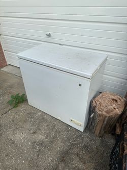 7.25 cubic ft GE deep freezer