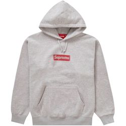 Supreme Inside Out Box Logo Hooded Sweatshirt Grey (Size Small)
