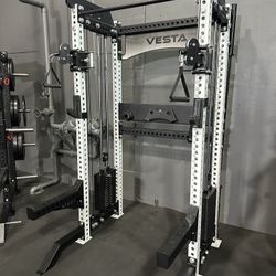 Vesta Fitness PRO SERIES Ultimate Half Rack Functional Trainer/Smith Machine