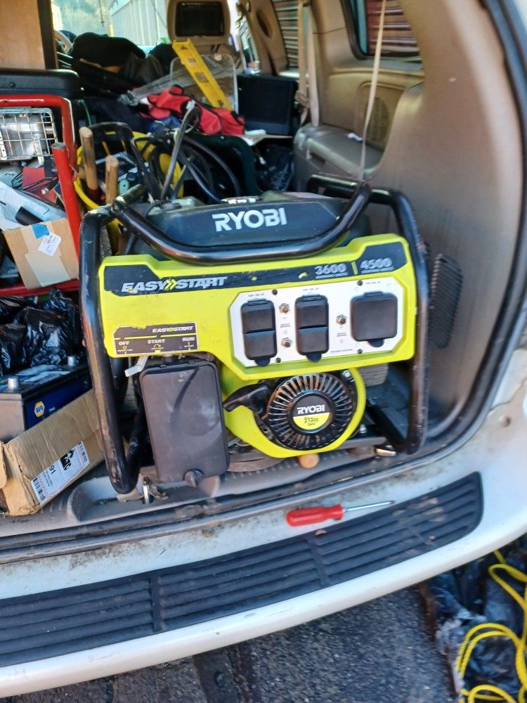 Ryobi 3750 Watt Generator