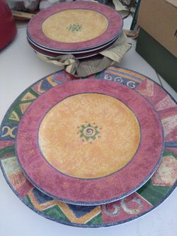 Dinner plates and salad plates