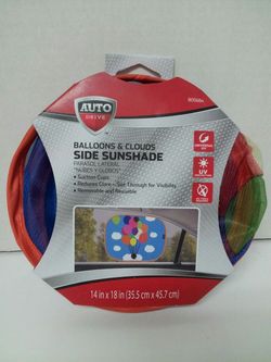 Balloons and clouds sunshade