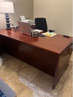 Executive cherry wood desk