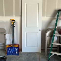 New Bedroom Door Painted white