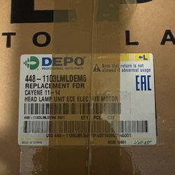 Headlight Porsche Cayenne Left Side