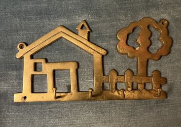 Mid Century Brass Gatco Key Holder